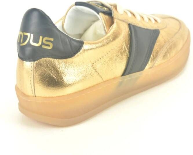 MJUS Goud + Zwart Sneaker N. gumZ. Yellow Dames