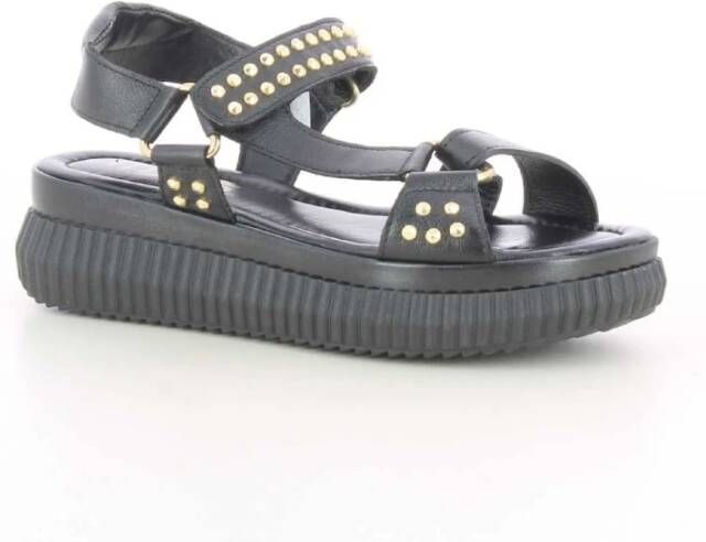 MJUS Gouden Damesschoenen Black Dames