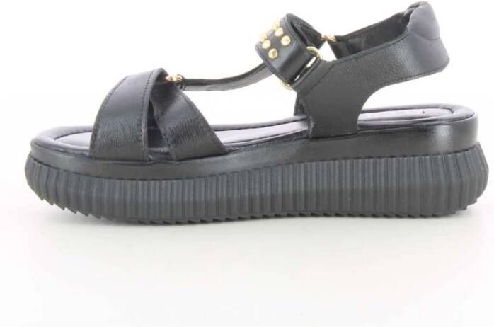 MJUS Gouden Damesschoenen Black Dames
