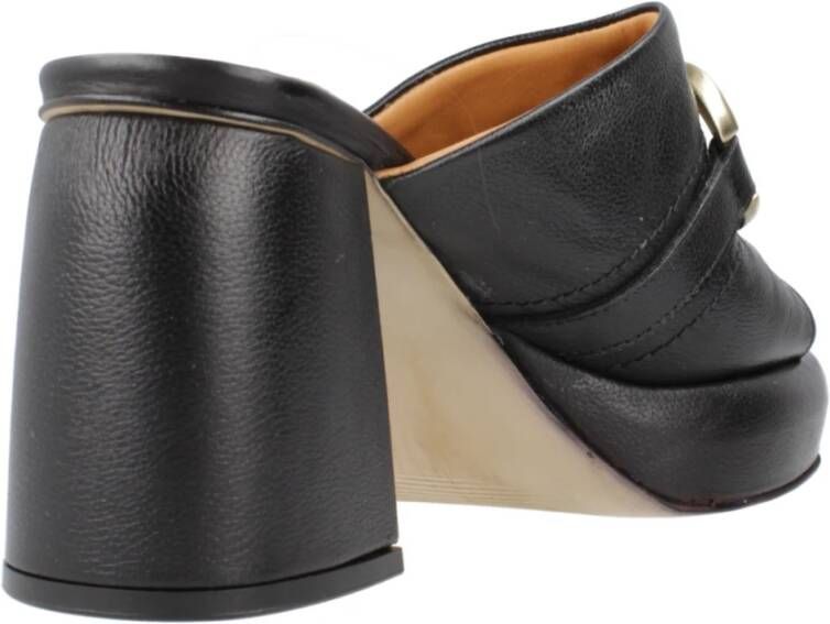 MJUS Heeled Mules Brown Dames