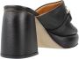 MJUS Heeled Mules Black Dames - Thumbnail 3