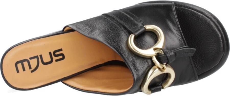 MJUS Heeled Mules Brown Dames