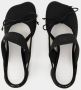 MM6 Maison Margiela Zwarte Satijnen Hakken Muiltjes Ballerina's Black Dames - Thumbnail 2