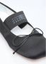 MM6 Maison Margiela Zwarte Satijnen Balletschoenen Ronde neus Strik Black Dames - Thumbnail 20