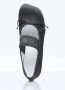 MM6 Maison Margiela Zwarte Satijnen Balletschoenen Ronde neus Strik Black Dames - Thumbnail 25