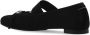 MM6 Maison Margiela Zwarte Satijnen Balletschoenen Ronde neus Strik Black Dames - Thumbnail 41
