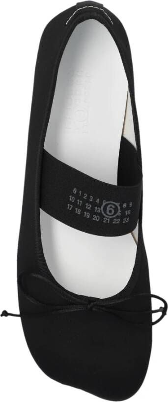 MM6 Maison Margiela Anatomische ballet flats Black Dames