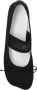 MM6 Maison Margiela Zwarte Satijnen Balletschoenen Ronde neus Strik Black Dames - Thumbnail 42