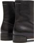 MM6 Maison Margiela Logo-geborduurde leren enkellaarzen Black Dames - Thumbnail 7