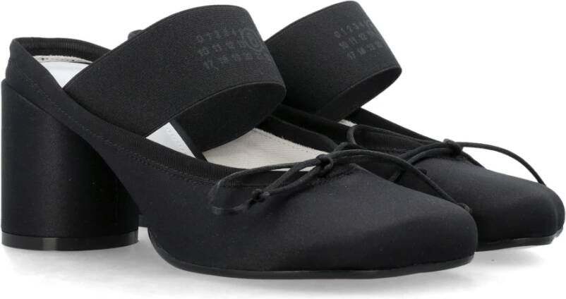 MM6 Maison Margiela Ballerina Hak Mule Ballet Black Dames