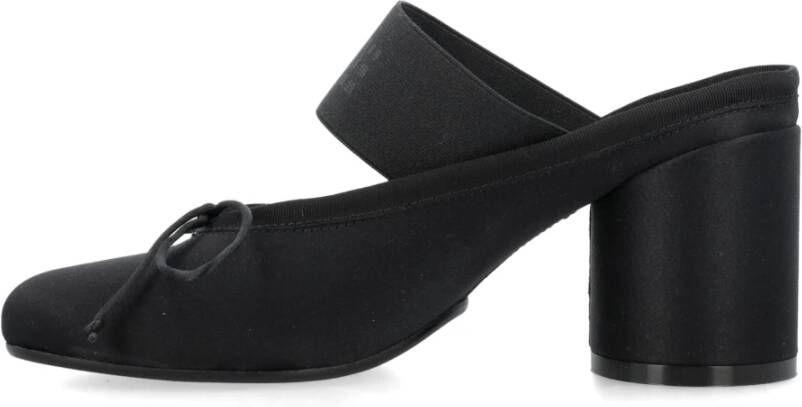 MM6 Maison Margiela Ballerina Hak Mule Ballet Black Dames