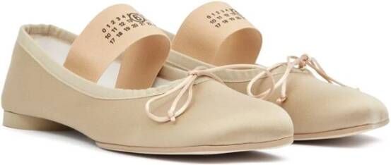 MM6 Maison Margiela Anatomic Ballet Flats Beige Dames