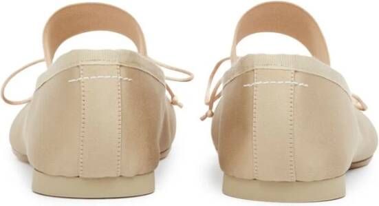 MM6 Maison Margiela Anatomic Ballet Flats Beige Dames