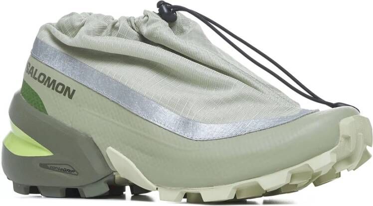 MM6 Maison Margiela Beige Suède Sneakers Green Dames