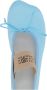 MM6 Maison Margiela Satijnen Ballerina`s Blue Dames - Thumbnail 4