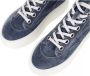 MM6 Maison Margiela Blauwe Suède Platform Sneakers Blue Dames - Thumbnail 4