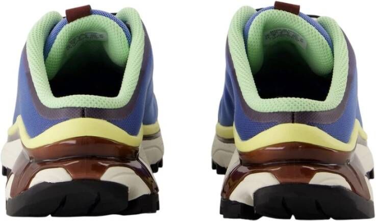MM6 Maison Margiela Blauwe Synthetische Sneakers Slip-On Ronde Neus