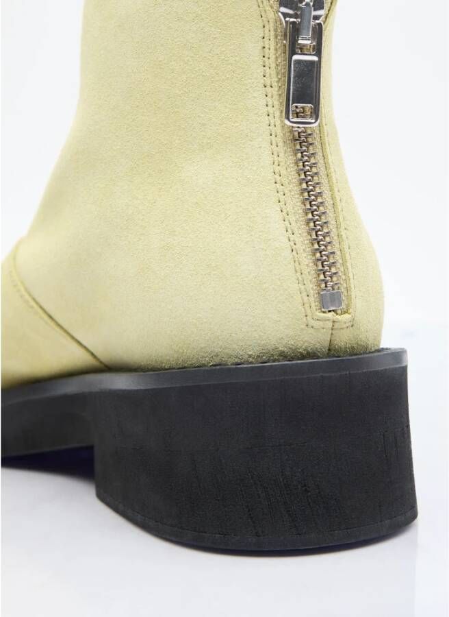 MM6 Maison Margiela Suède enkellaarsjes Green Heren