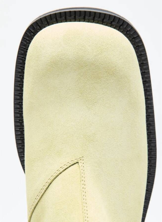 MM6 Maison Margiela Suède enkellaarsjes Green Heren