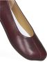 MM6 Maison Margiela Bordeauxrode Instap Platte Schoenen - Thumbnail 2