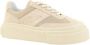 MM6 Maison Margiela Chunky Platform Sneakers met Mesh Inzetstukken Beige Heren - Thumbnail 3