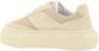 MM6 Maison Margiela Chunky Platform Sneakers met Mesh Inzetstukken Beige Heren - Thumbnail 4
