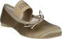 MM6 Maison Margiela Ballerina`s met vierkante neus en strikbandje Beige Dames - Thumbnail 2