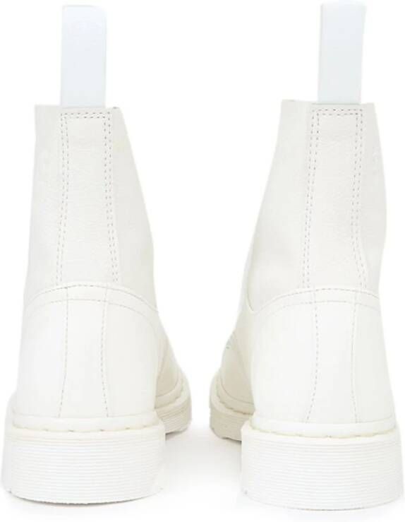 MM6 Maison Margiela Elegante Enkellaarsjes Bianco Aw25