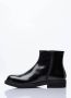MM6 Maison Margiela Glanzend Leren Anatomische Enkellaarzen Black Heren - Thumbnail 5