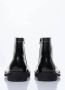 MM6 Maison Margiela Glanzend Leren Anatomische Enkellaarzen Black Heren - Thumbnail 6