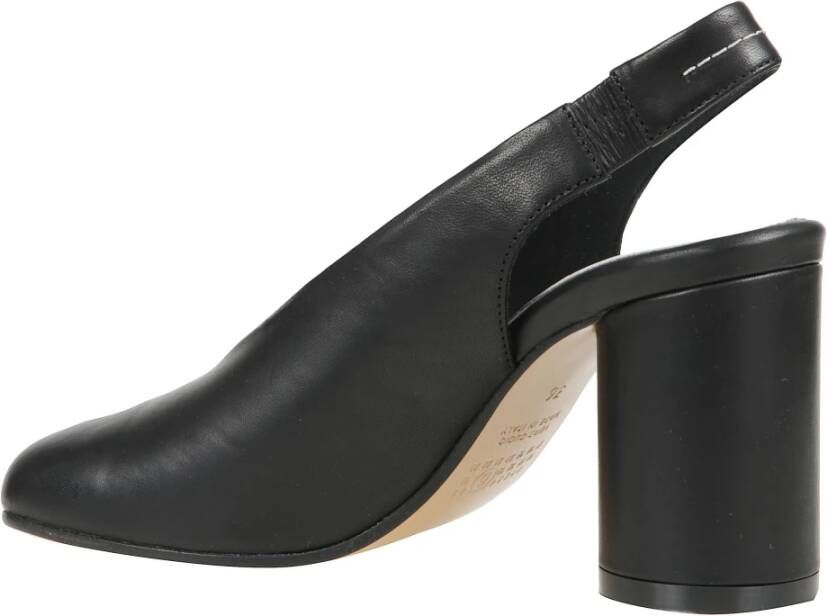 MM6 Maison Margiela Hoge hak asymmetrische open neusschoenen