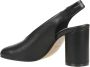 MM6 Maison Margiela Hoge hak asymmetrische open neusschoenen - Thumbnail 2