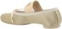 MM6 Maison Margiela Iconische Geborduurde Ballerina's met Leren Blokhak Beige Dames - Thumbnail 18