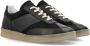 MM6 Maison Margiela Zwarte Synthetische Sneakers Amandelvormige Neus Black Heren - Thumbnail 2