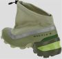 MM6 Maison Margiela Lage Synthetische Sneakers met Kruisdetail Green Dames - Thumbnail 3