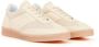 MM6 Maison Margiela Low-Top Leather Sneakers Beige Heren - Thumbnail 3