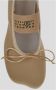 MM6 Maison Margiela Leren Ballerina's Beige Dames - Thumbnail 4