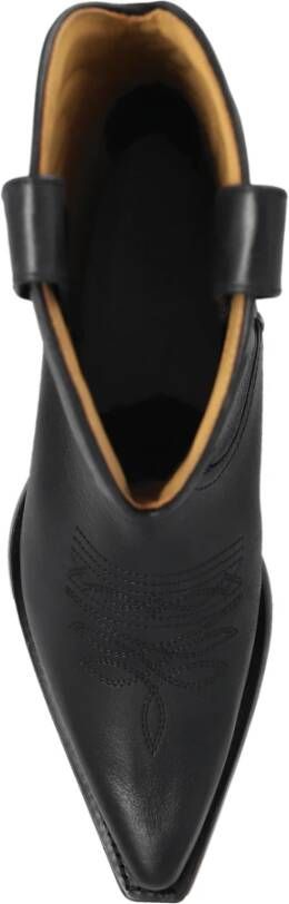 MM6 Maison Margiela Leren cowboy laarzen