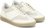 MM6 Maison Margiela Replica Leren Sneakers met Contrasterende Suède Inzetstukken White Dames - Thumbnail 2