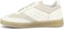 MM6 Maison Margiela Replica Leren Sneakers met Contrasterende Suède Inzetstukken White Dames - Thumbnail 3