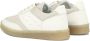 MM6 Maison Margiela Replica Leren Sneakers met Contrasterende Suède Inzetstukken White Dames - Thumbnail 4