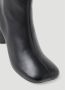 MM6 Maison Margiela Boots Anatomical Black Nappa Leather Ankle Boots in zwart - Thumbnail 8