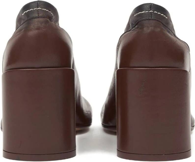 MM6 Maison Margiela Leren Pumps Hoge Hak Glad Bovenwerk