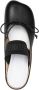MM6 Maison Margiela Nappa Leren Strik Detail Platte Schoenen Black Dames - Thumbnail 15