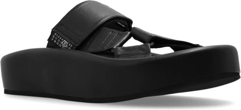 MM6 Maison Margiela Plateausandalen Black Heren