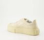 MM6 Maison Margiela Platform sneakers beige leer ronde neus Beige Dames - Thumbnail 5
