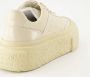 MM6 Maison Margiela Platform sneakers beige leer ronde neus Beige Dames - Thumbnail 7