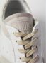 MM6 Maison Margiela Replica Leren Sneakers met Contrasterende Suède Inzetstukken White Dames - Thumbnail 2