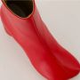 MM6 Maison Margiela Ivoor leren enkellaarzen 7cm hak Beige Dames - Thumbnail 7