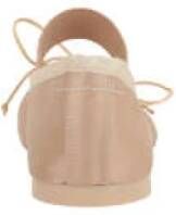 MM6 Maison Margiela Roze Platte Schoenen Ballerina Beige Satijn Pink Dames